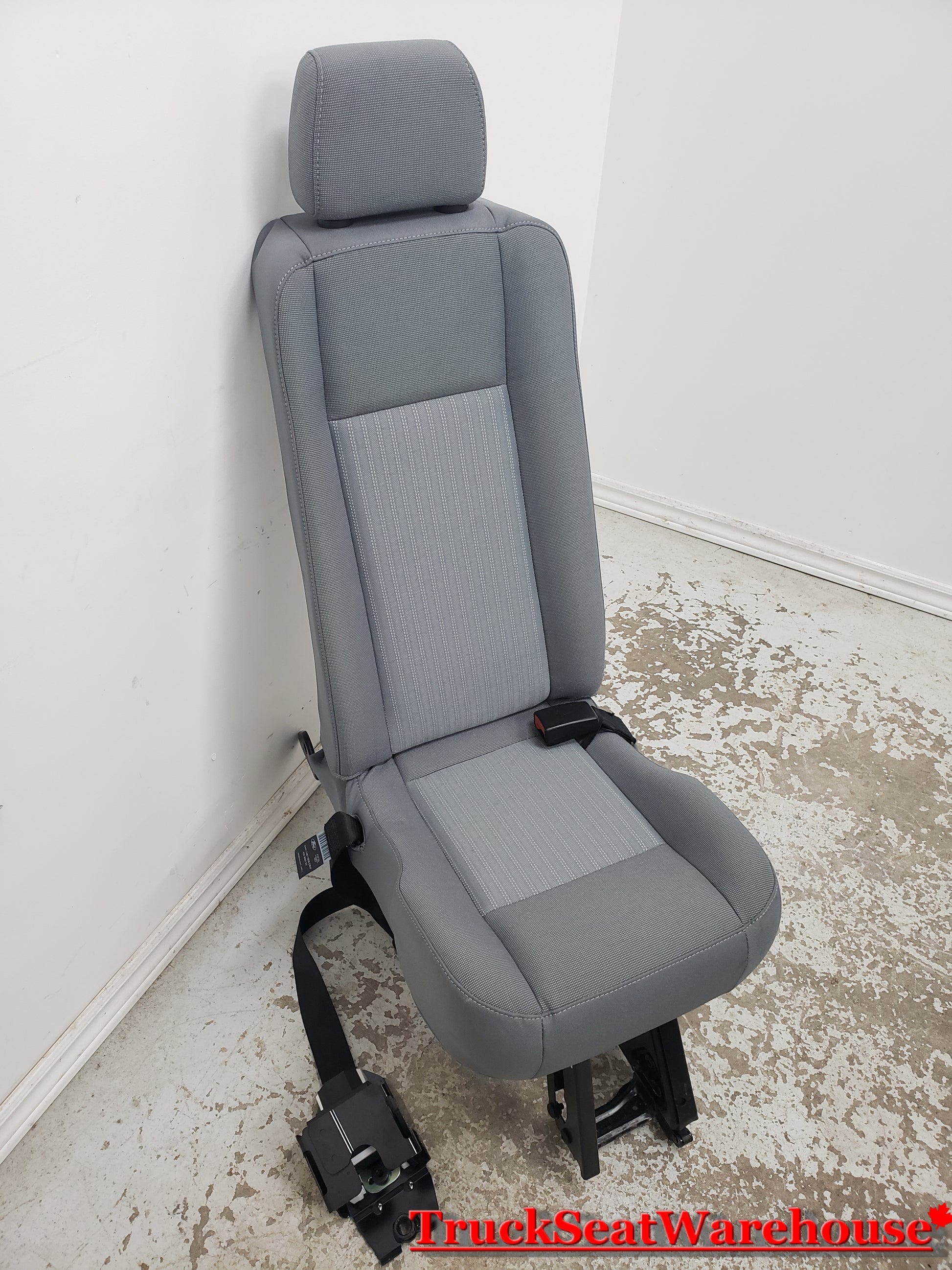 Ford Transit van 2018 2017 single wheel well seat with mounts grey cloth