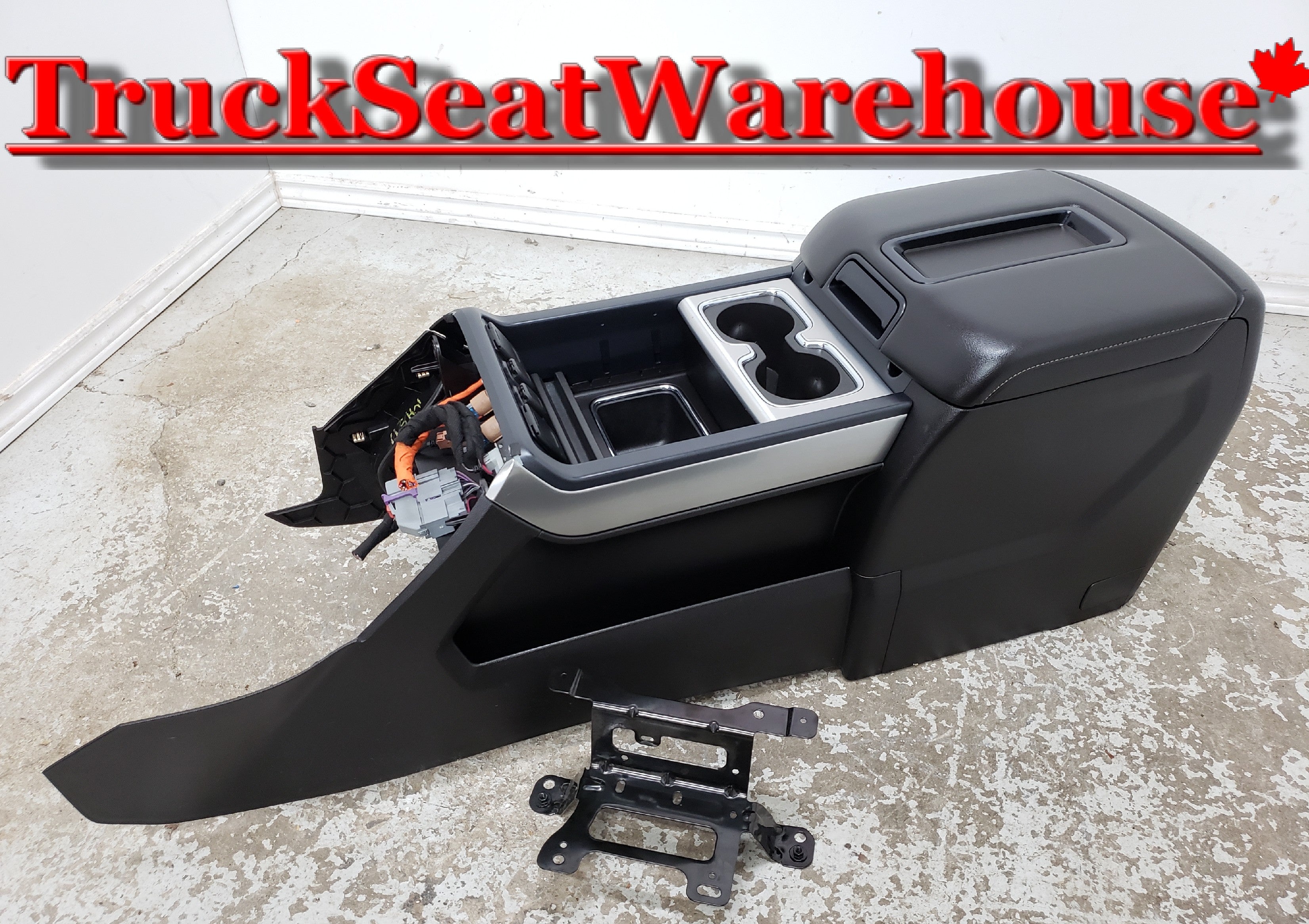 Chev Truck Silverado 2015 Black hard Pastic Center Console Sierra ...