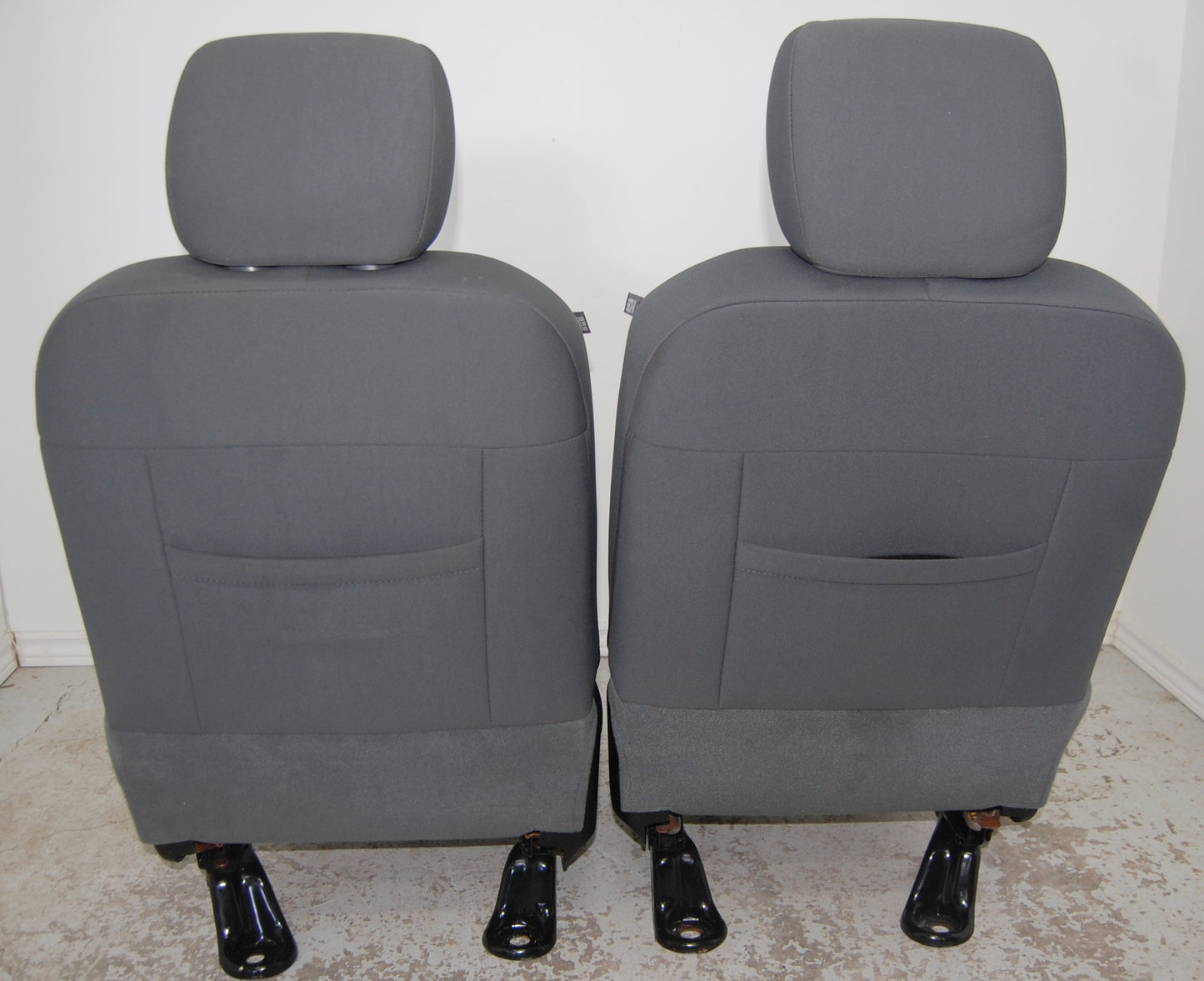 Dodge Ram Gray Cloth power Front Truck Seats 2009-19 Classic