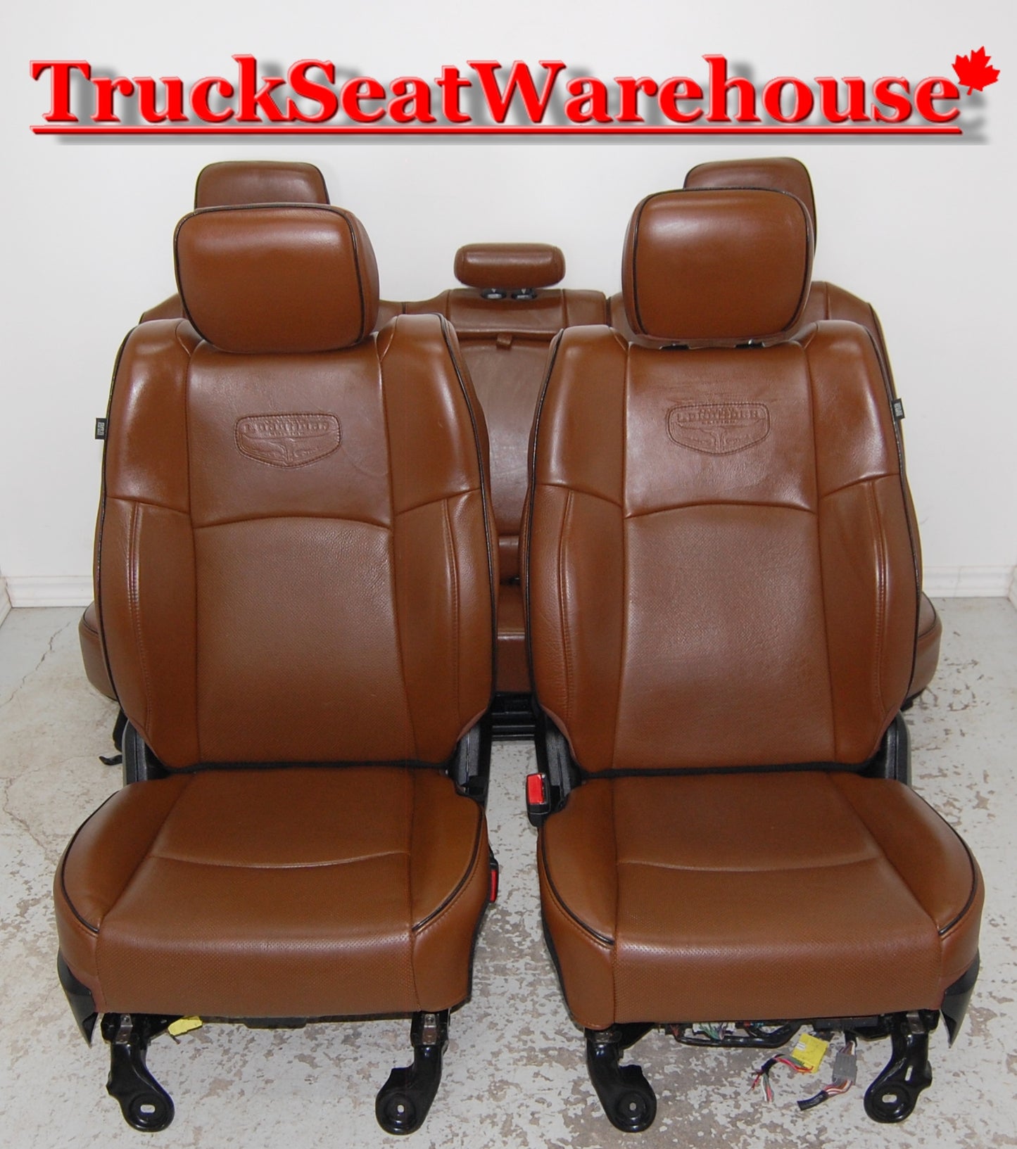 Front and Rear Leather Seats from a 2014 Dodge Ram Longhorn Edition Crew Cab. laramie 4th gen.