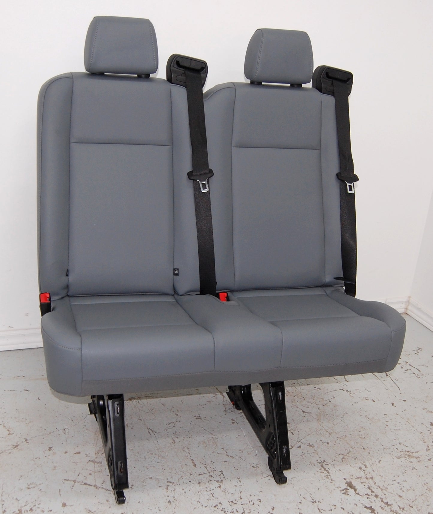 Overstock SALE!! Now...$685.00 Ford Transit Passenger Van 31 in. Grey Vinyl Double Bench Jump seat Express VANLIFE Cargo Camper Savanna Express