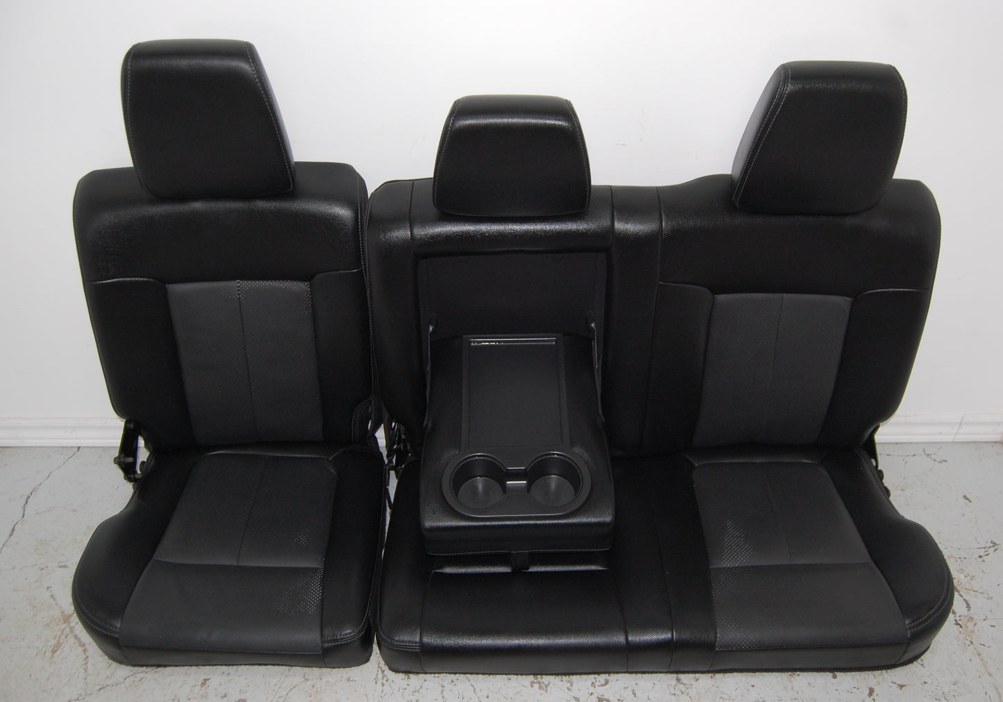Ford F250 Super Duty BLACK LEATHER Seats Power Heated Cooled F350 F450 Superduty Truck