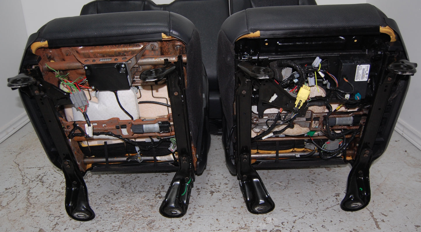 Dodge Ram 2011 Quad Cab BLACK LEATHER Power Heated Cooled Seats