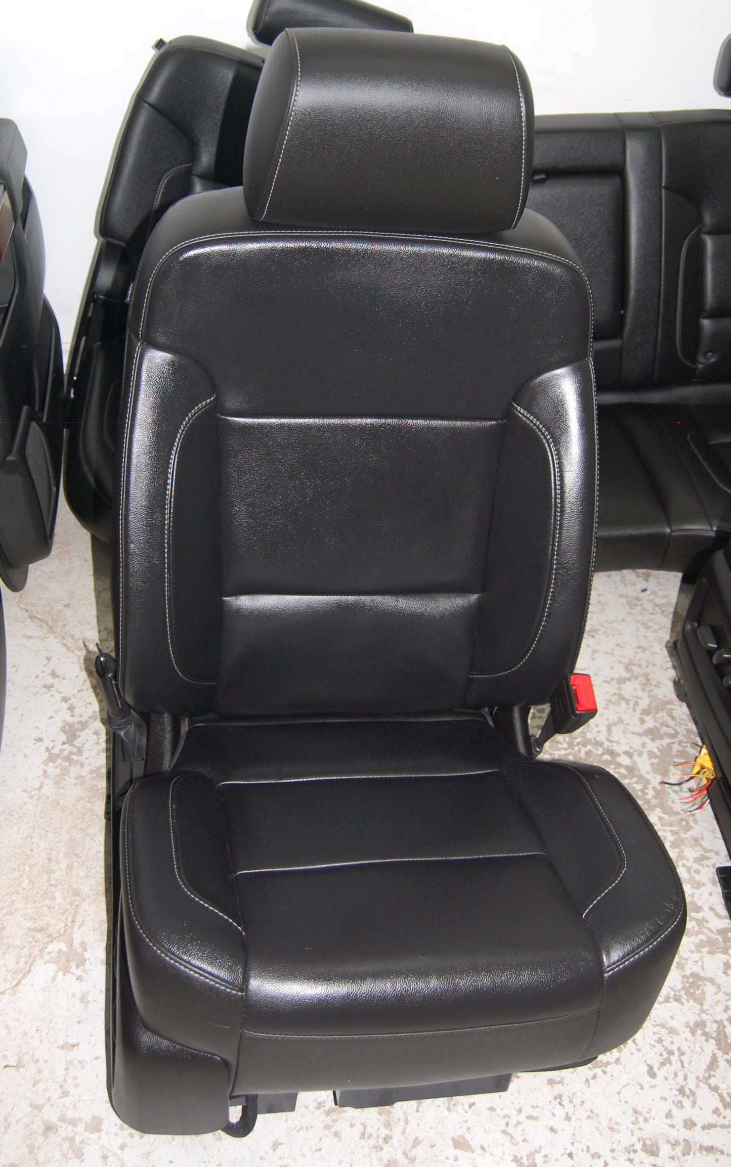 Chev Truck 2015 Silverado LTZ GMC Sierra BLACK LEATHER Seats