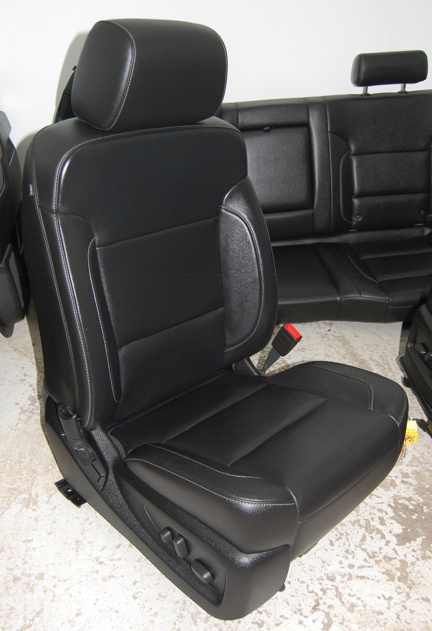 Chev Truck 2015 Silverado LTZ GMC Sierra BLACK LEATHER Seats