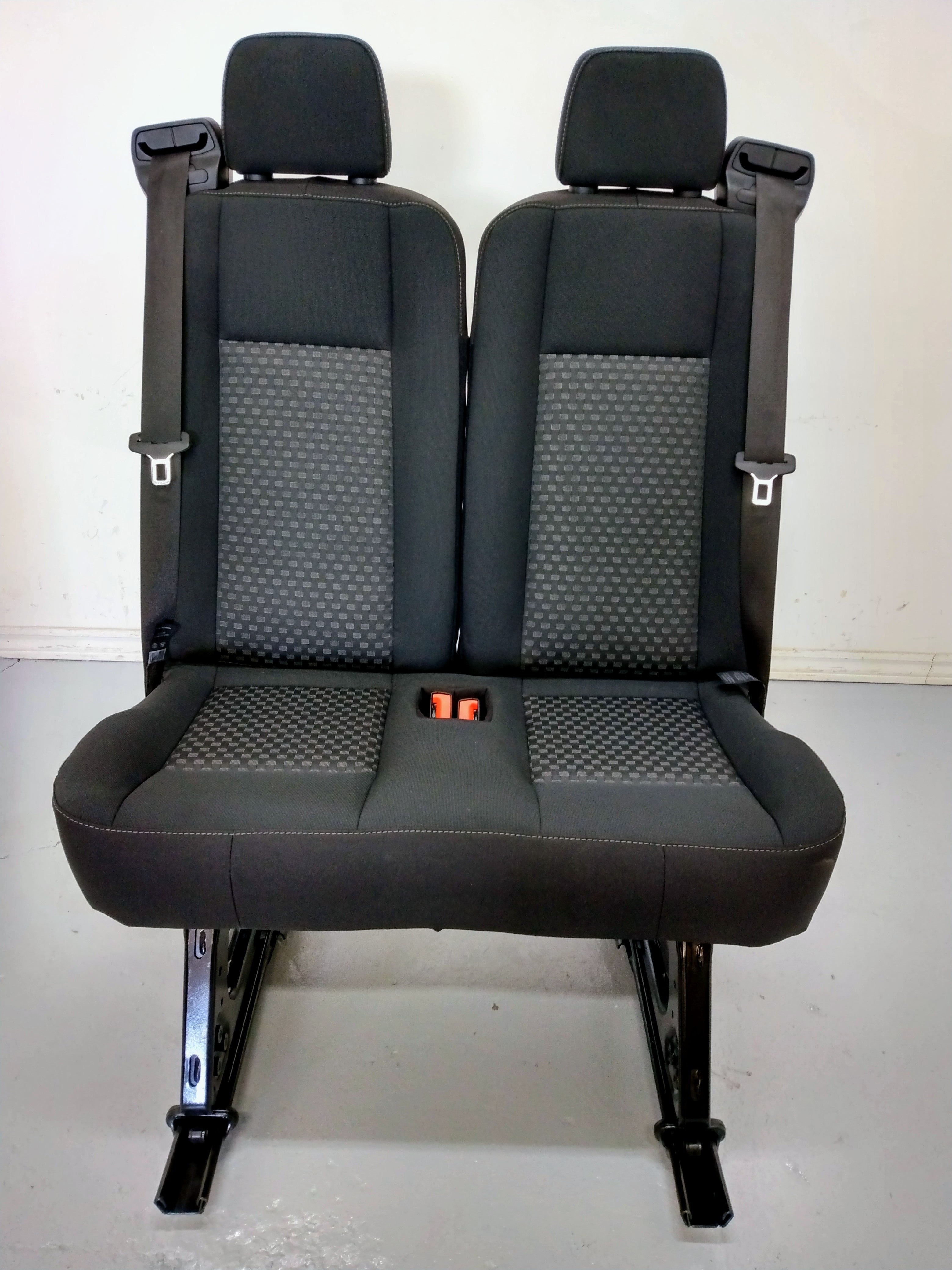 Ford Transit Van 2020 Quick Release Universal Fit Black Cloth 2 Person ...